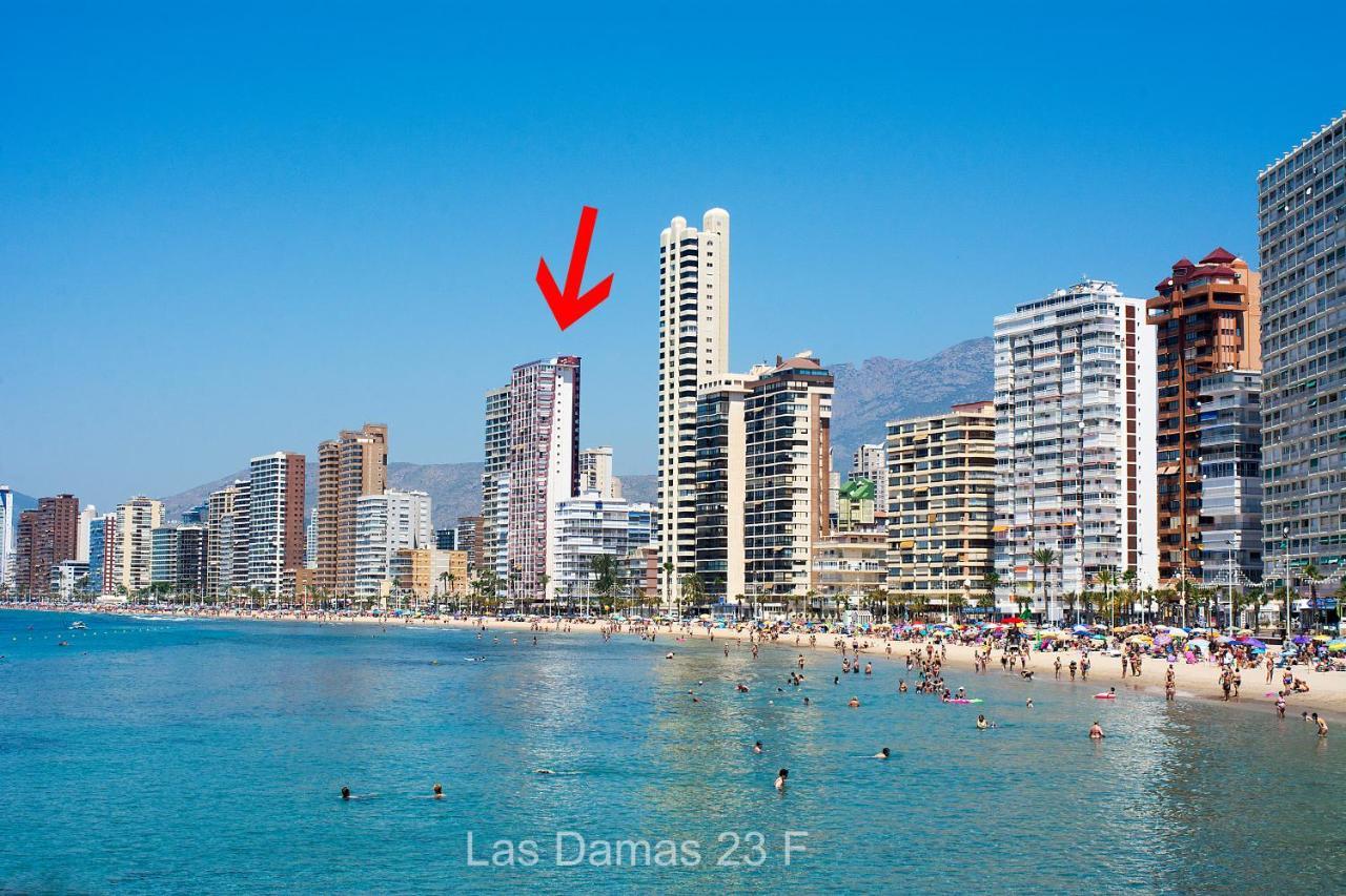 Las Damas Premium 23F Beach Front - Pool & Parking Бенидорм Экстерьер фото
