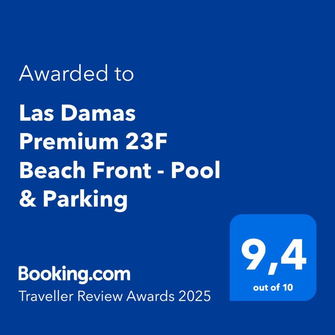 Las Damas Premium 23F Beach Front - Pool & Parking Бенидорм Экстерьер фото